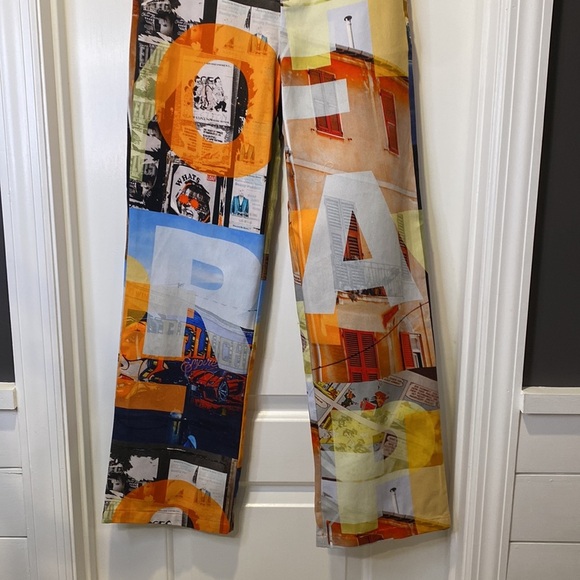 NWT Peppermayo Exclusive - Ticket to Nowhere Pants - PM Film Graphic size 2 - Picture 8 of 9